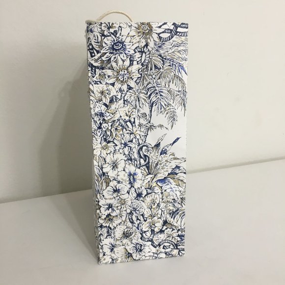 Dior 2022 Holiday Nautical Toile Gift Bag 17x14x6.5" w/Gold Star Charm RARE!! - Picture 7 of 16